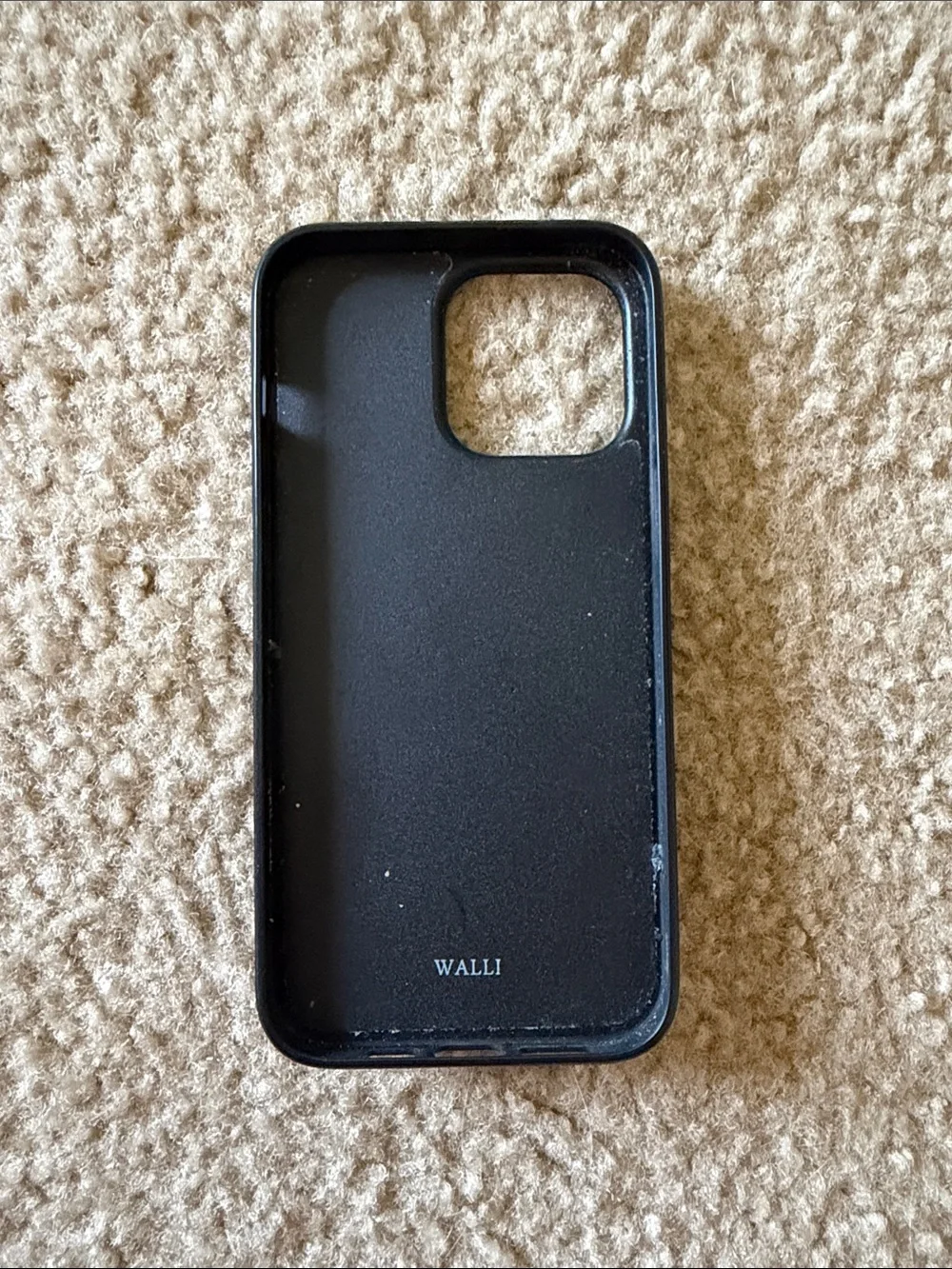Black & White Floral Phone Case with Built-In Hand Strap